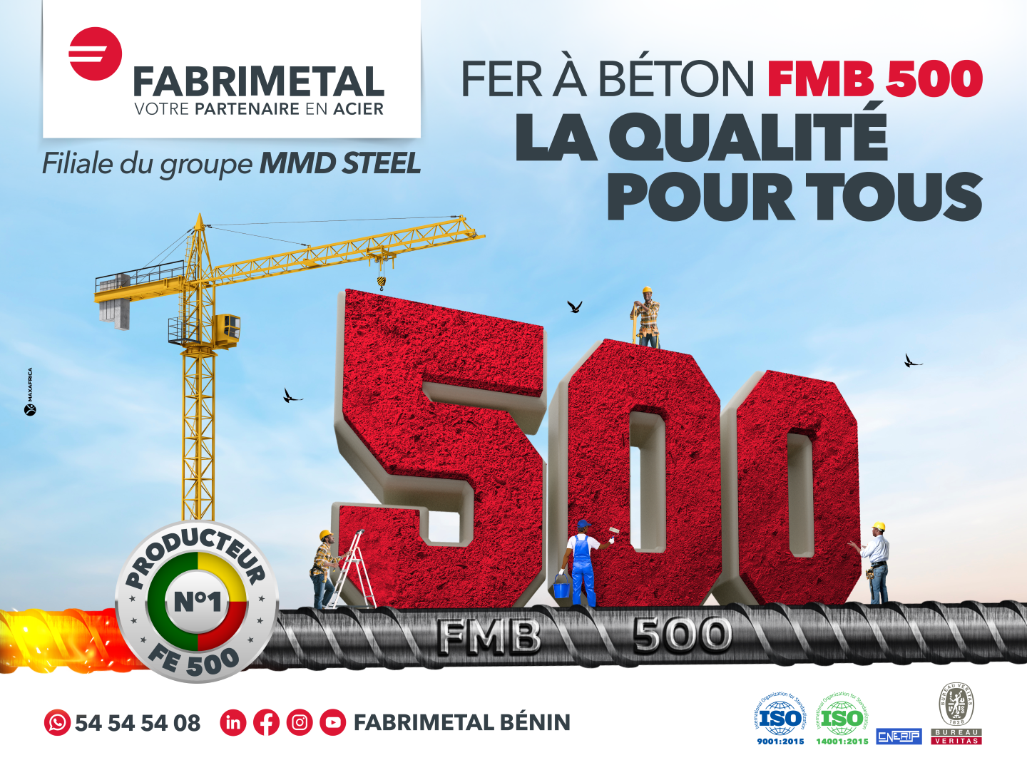Fabrimetal b nin fers et aciers qualit meilleurs prix